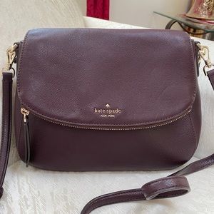 NWOT Kate Spade Burgundy Leather Bag Crossbody